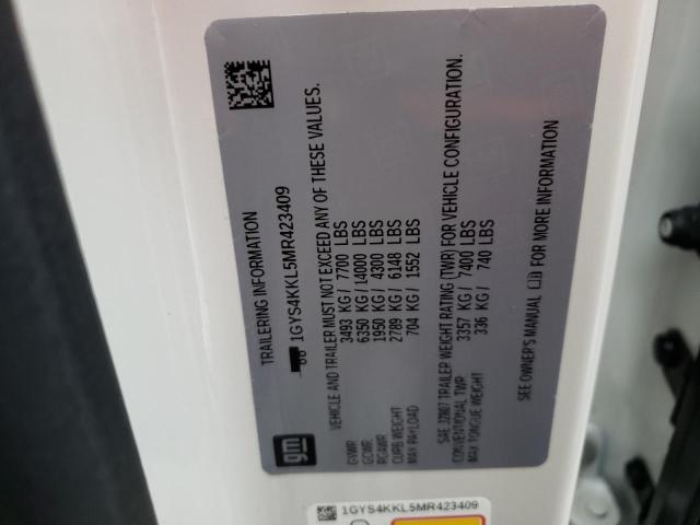 Foto 10 de la subasta – 2021 CADILLAC ESCALADE E con VIN 1GYS4KKL5MR423409
