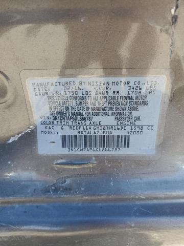 Photo 10 from auction – 2016 NISSAN VERSA S with VIN 3N1CN7AP6GL866787