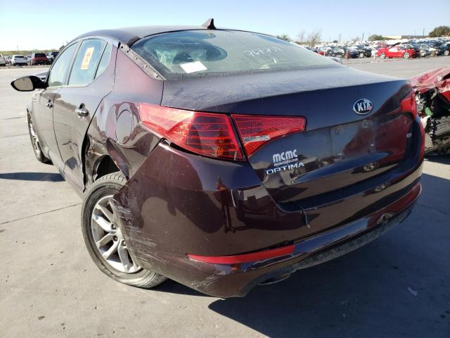 Photo 3 from auction – 2013 KIA OPTIMA LX with VIN 5XXGM4A78DG241914