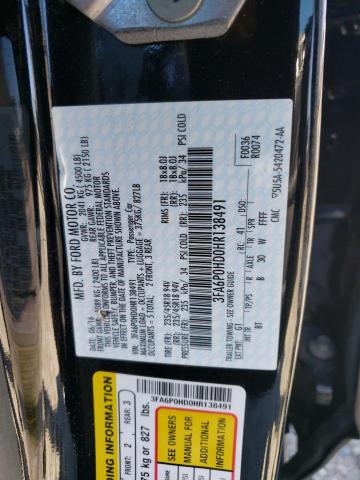 Photo 10 from auction – 2017 FORD FUSION SE with VIN 3FA6P0HD0HR138491