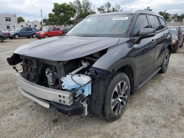 Photo 2 from auction – 2020 TOYOTA HIGHLANDER with VIN 5TDGZRAH4LS016460