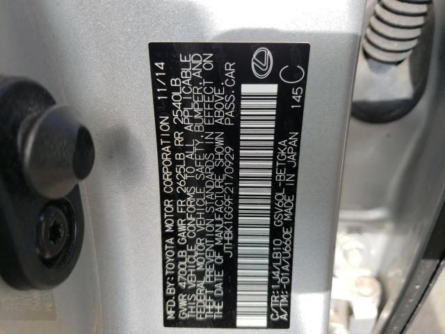 Photo 10 from auction – 2015 LEXUS ES 350 with VIN JTHBK1GG9F2170929