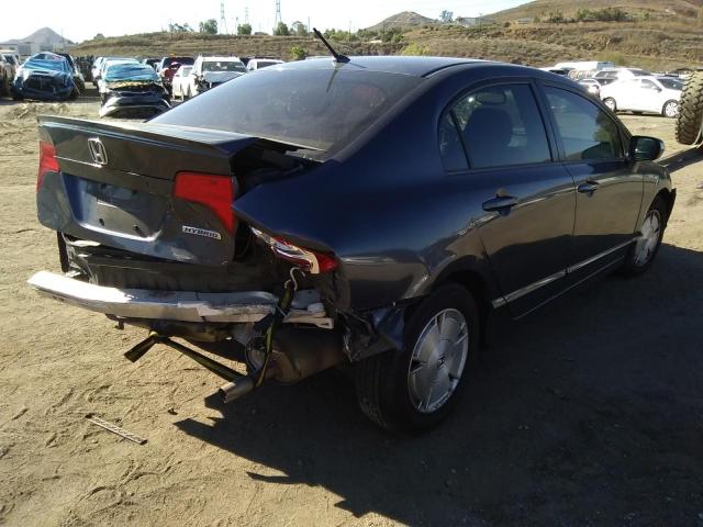 Photo 4 from auction – 2007 HONDA CIVIC HYBR with VIN JHMFA36297S014591