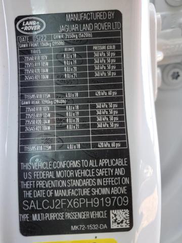 Photo 10 from auction – 2023 LAND ROVER DISCOVERY with VIN SALCJ2FX6PH919709