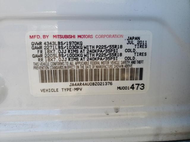 Foto 10 de la subasta – 2011 MITSUBISHI OUTLANDER con VIN JA4AR4AU0BZ021376
