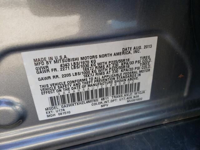 Photo 10 from auction – 2014 MITSUBISHI OUTLANDER with VIN 4A4AR4AU7EE006092