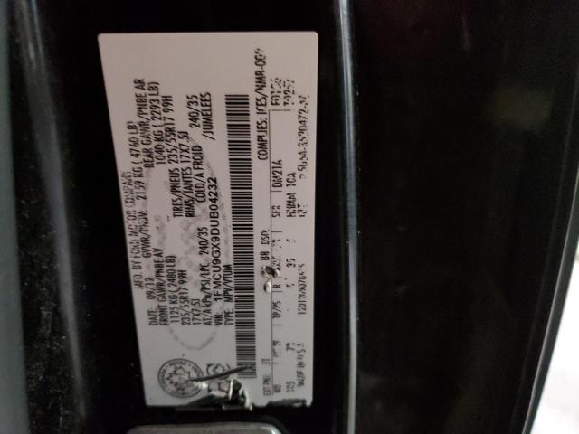 Photo 10 from auction – 2013 FORD ESCAPE SE with VIN 1FMCU9GX9DUB04232