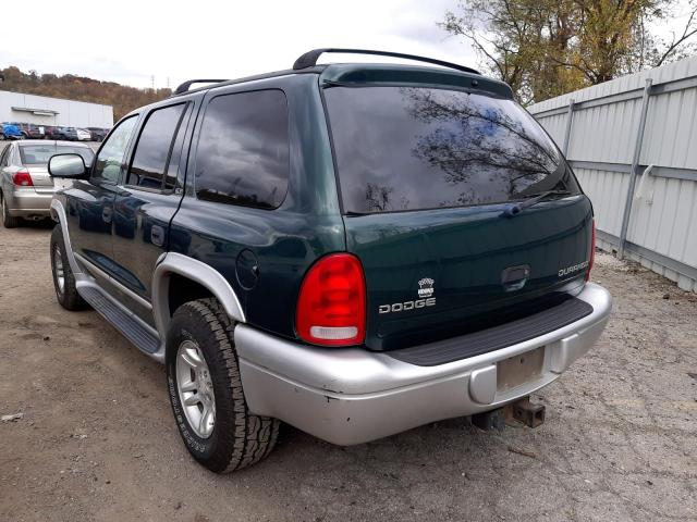 Photo 3 from auction – 2002 DODGE DURANGO SL with VIN 1B8HS58NX2F118305