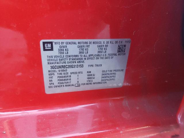 Photo 10 from auction – 2014 CHEVROLET SILVER1500 with VIN 3GCUKREC2EG313153