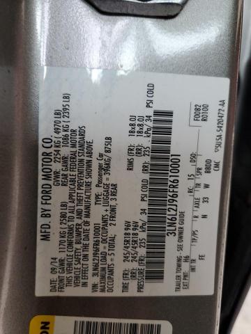 Photo 10 from auction – 2015 LINCOLN MKZ with VIN 3LN6L2J96FR610001
