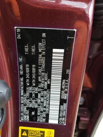 Photo 10 from auction – 2018 TOYOTA HIGHLANDER with VIN 5TDKZRFH9JS266521