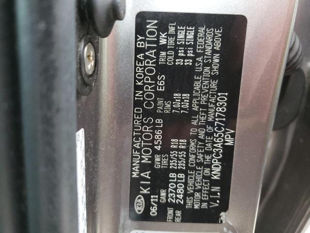 Photo 10 from auction – 2012 KIA SPORTAGE S with VIN KNDPC3A65C7178301