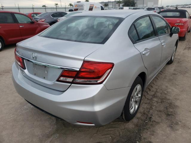 Photo 4 from auction – 2013 HONDA CIVIC LX with VIN 19XFB2F52DE027667