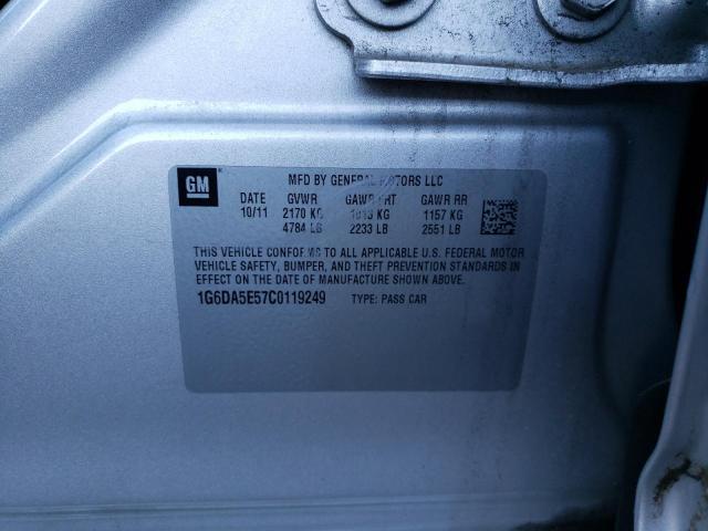 Photo 10 from auction – 2012 CADILLAC CTS with VIN 1G6DA5E57C0119249