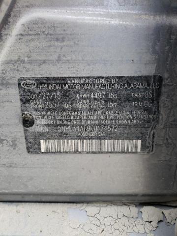 Photo 10 from auction – 2015 HYUNDAI SONATA SPO with VIN 5NPE34AF9FH174572