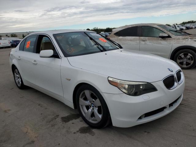 BMW 530 I 2007 with VIN WBANE73527CM54036 - Photo from auction