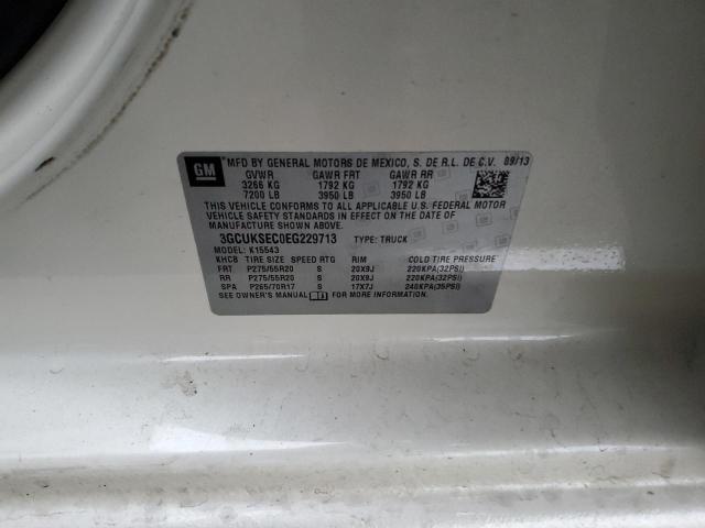 Photo 10 from auction – 2014 CHEVROLET SILV1500 4 with VIN 3GCUKSEC0EG229713