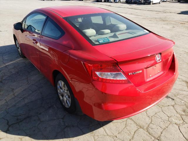 Photo 3 from auction – 2012 HONDA CIVIC LX with VIN 2HGFG3B51CH562233