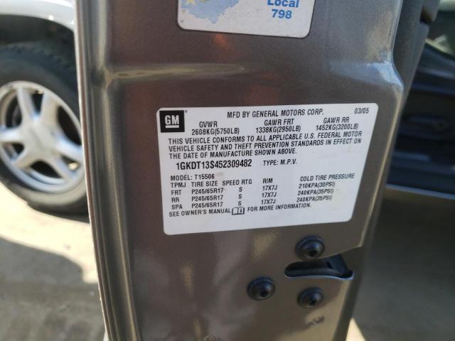 Photo 10 from auction – 2005 GMC ENVOY with VIN 1GKDT13S452309482