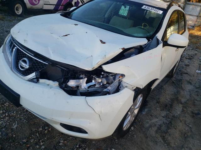Photo 9 from auction – 2011 NISSAN MURANO S with VIN JN8AZ1MW4BW178397