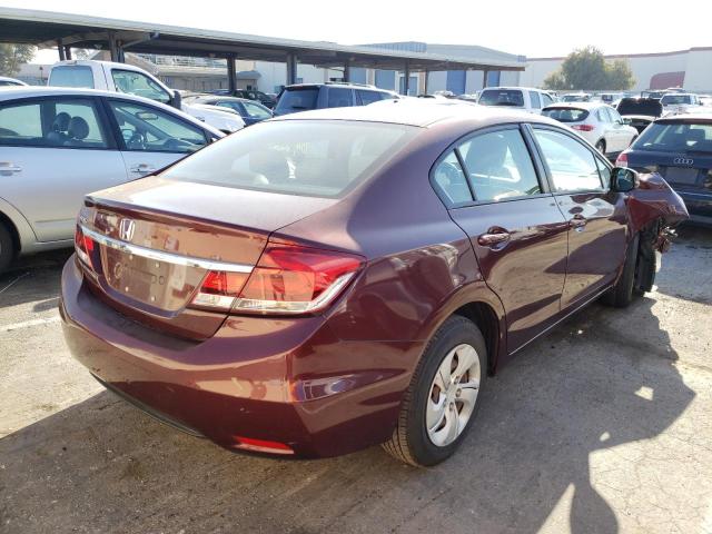 Photo 4 from auction – 2013 HONDA CIVIC LX with VIN 19XFB2F52DE231269