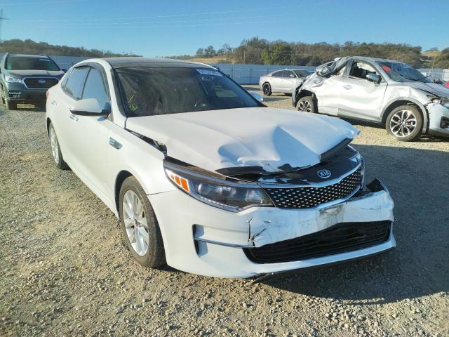 KIA OPTIMA EX 2018 with VIN 5XXGU4L38JG258086 - Photo from auction