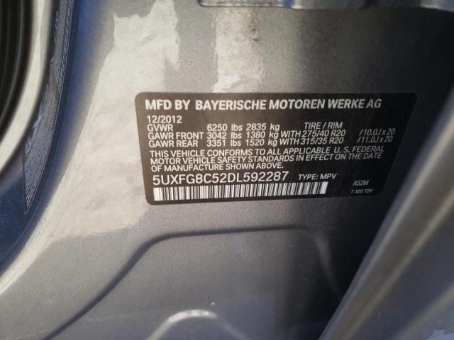 Photo 10 from auction – 2013 BMW X6 XDRIVE5 with VIN 5UXFG8C52DL592287