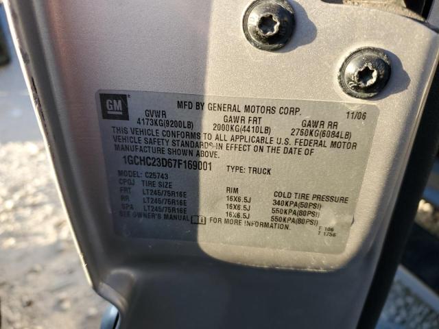 Photo 10 from auction – 2007 CHEVROLET SILVERADO with VIN 1GCHC23D67F169001