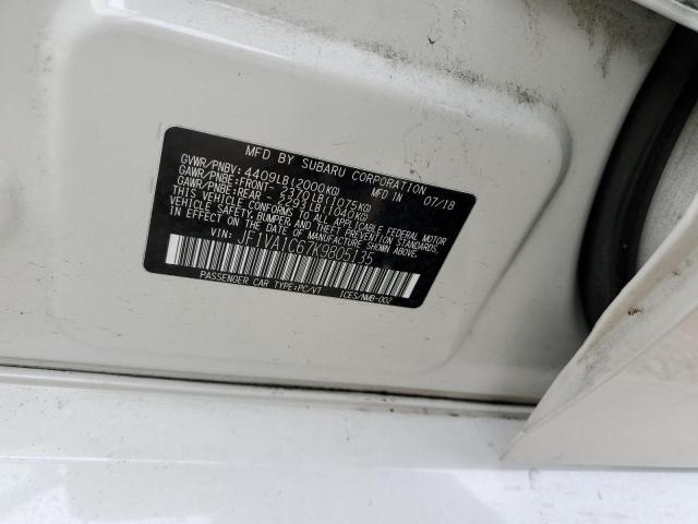 Photo 10 from auction – 2019 SUBARU WRX PREMIU with VIN JF1VA1C67K9805135
