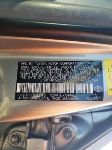 Photo 10 from auction – 2011 TOYOTA YARIS with VIN JTDKT4K36B5327717