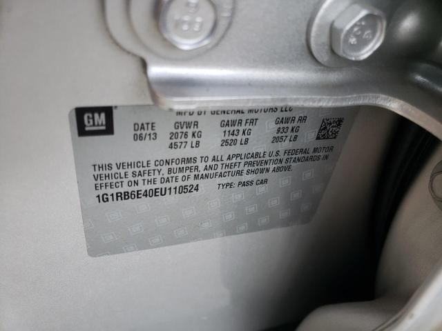 Photo 10 from auction – 2014 CHEVROLET VOLT with VIN 1G1RB6E40EU110524