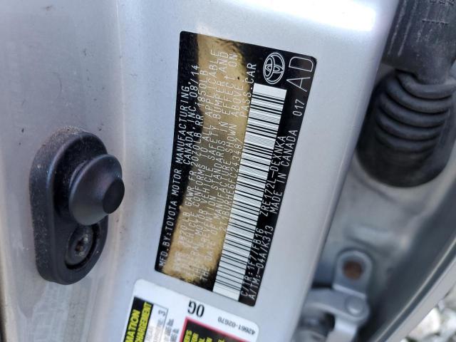 Photo 10 from auction – 2015 TOYOTA COROLLA with VIN 2T1BURHE6FC243487
