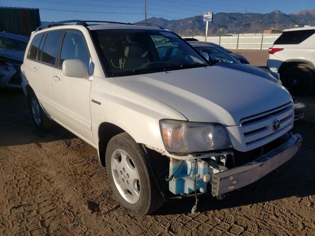 TOYOTA HIGHLANDER 2005 with VIN JTEDP21A950054903 - Photo from auction