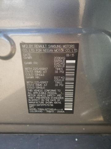 Photo 10 from auction – 2015 NISSAN ROGUE S with VIN KNMAT2MT1FP575736