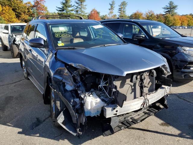 TOYOTA HIGHLANDER 2018 with VIN 5TDDZRFH8JS897057 - Photo from auction