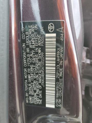 Photo 10 from auction – 2010 TOYOTA SCION XD with VIN JTKKU4B45A1002299