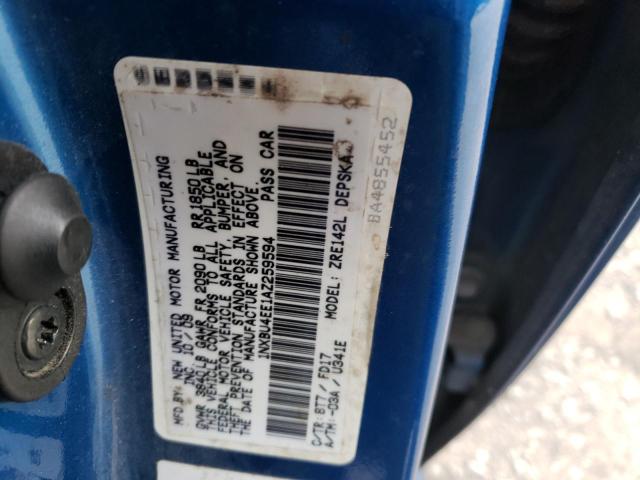 Photo 10 from auction – 2010 TOYOTA COROLLA BA with VIN 1NXBU4EE1AZ259594
