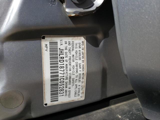 Photo 10 from auction – 2001 HONDA CR-V SE with VIN JHLRD18771C052831