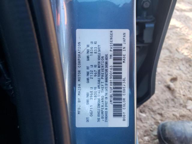 Photo 10 from auction – 2011 MAZDA 3 I with VIN JM1BL1UFXB1900163