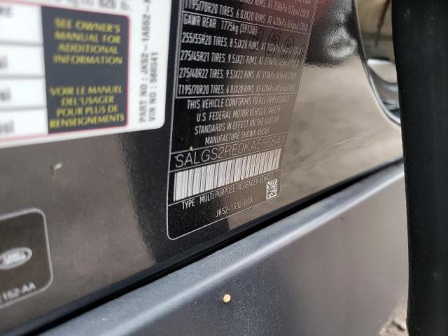 Photo 10 from auction – 2019 LAND ROVER RANGE ROVE with VIN SALGS2RE0KA566541