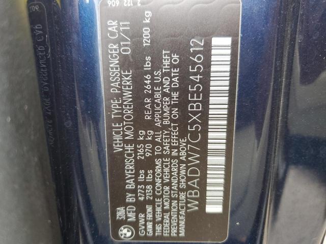 Photo 10 from auction – 2011 BMW 328 I SULE with VIN WBADW7C5XBE545612