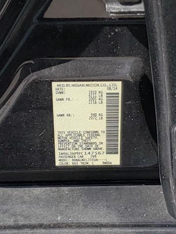 Photo 10 from auction – 2015 NISSAN ALTIMA 2.5 with VIN 1N4AL3AP9FC147567