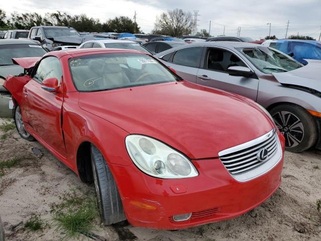 LEXUS SC 430 2004 with VIN JTHFN48Y340051476 - Photo from auction