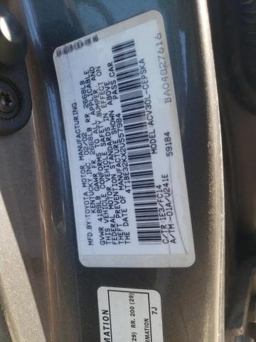 Photo 10 from auction – 2002 TOYOTA CAMRY LE with VIN 4T1BE32KX2U557984
