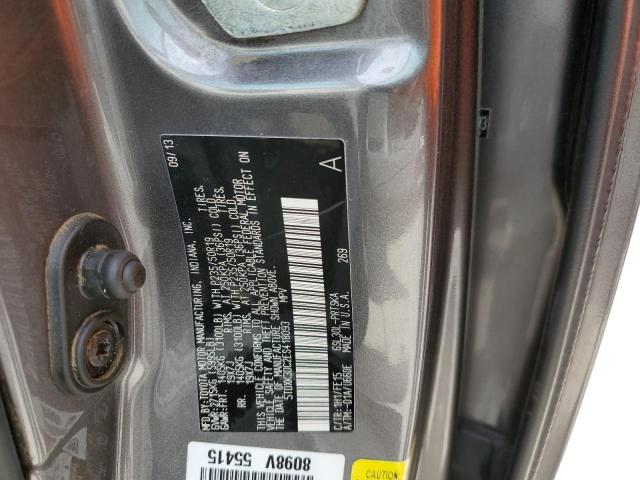 Photo 10 from auction – 2014 TOYOTA SIENNA SPO with VIN 5TDXK3DC2ES418093