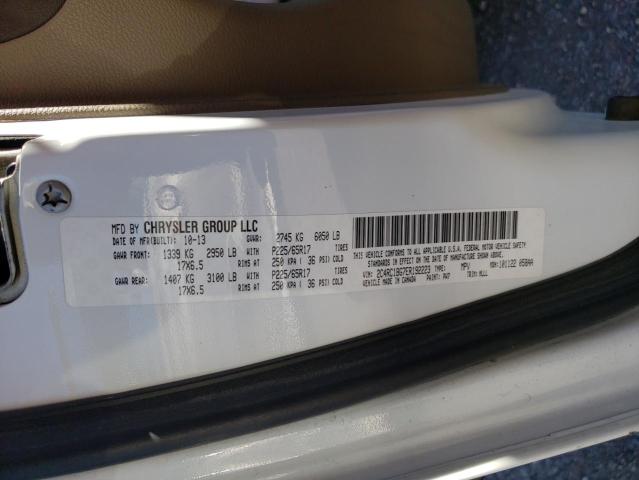 Photo 10 from auction – 2014 CHRYSLER TOWN & COU with VIN 2C4RC1BG7ER192223