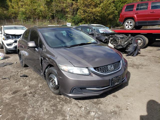 HONDA CIVIC LX 2013 with VIN 19XFB2F5XDE200951 - Photo from auction