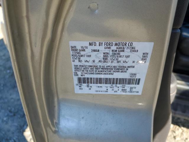 Photo 10 from auction – 2011 FORD ESCAPE LIM with VIN 1FMCU9EG9BKA65492