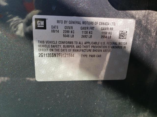 Photo 10 from auction – 2015 CHEVROLET IMPALA LT with VIN 2G1135SN7F9121844