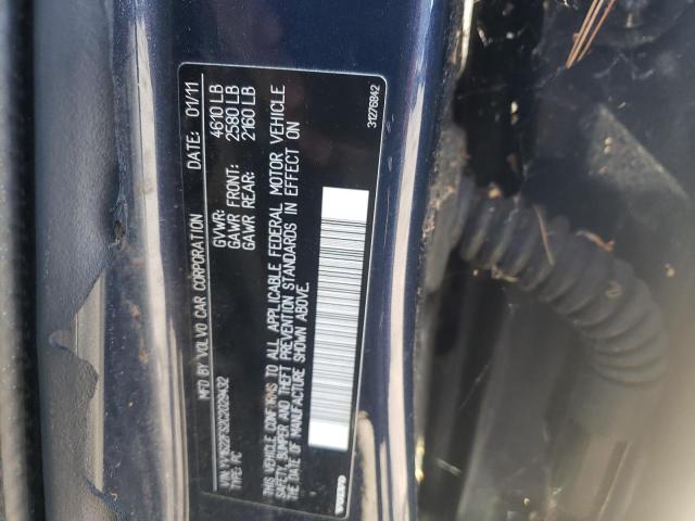 Photo 10 from auction – 2012 VOLVO S60 with VIN YV1622FS2C2029432